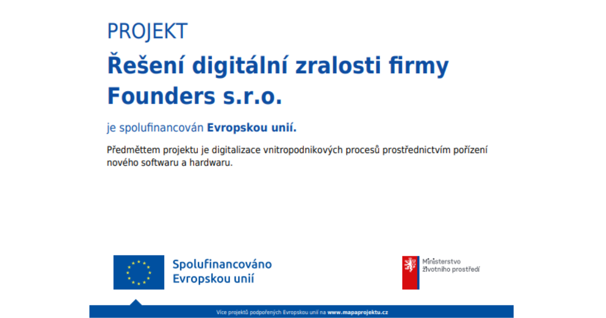 Projekt Řešení digitální zralosti - EU